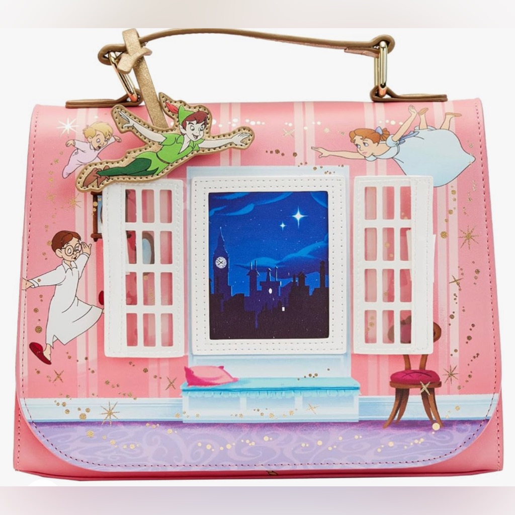 Nwt Loungefly Disney Peter Pan You Can Fly Crossbody Bag